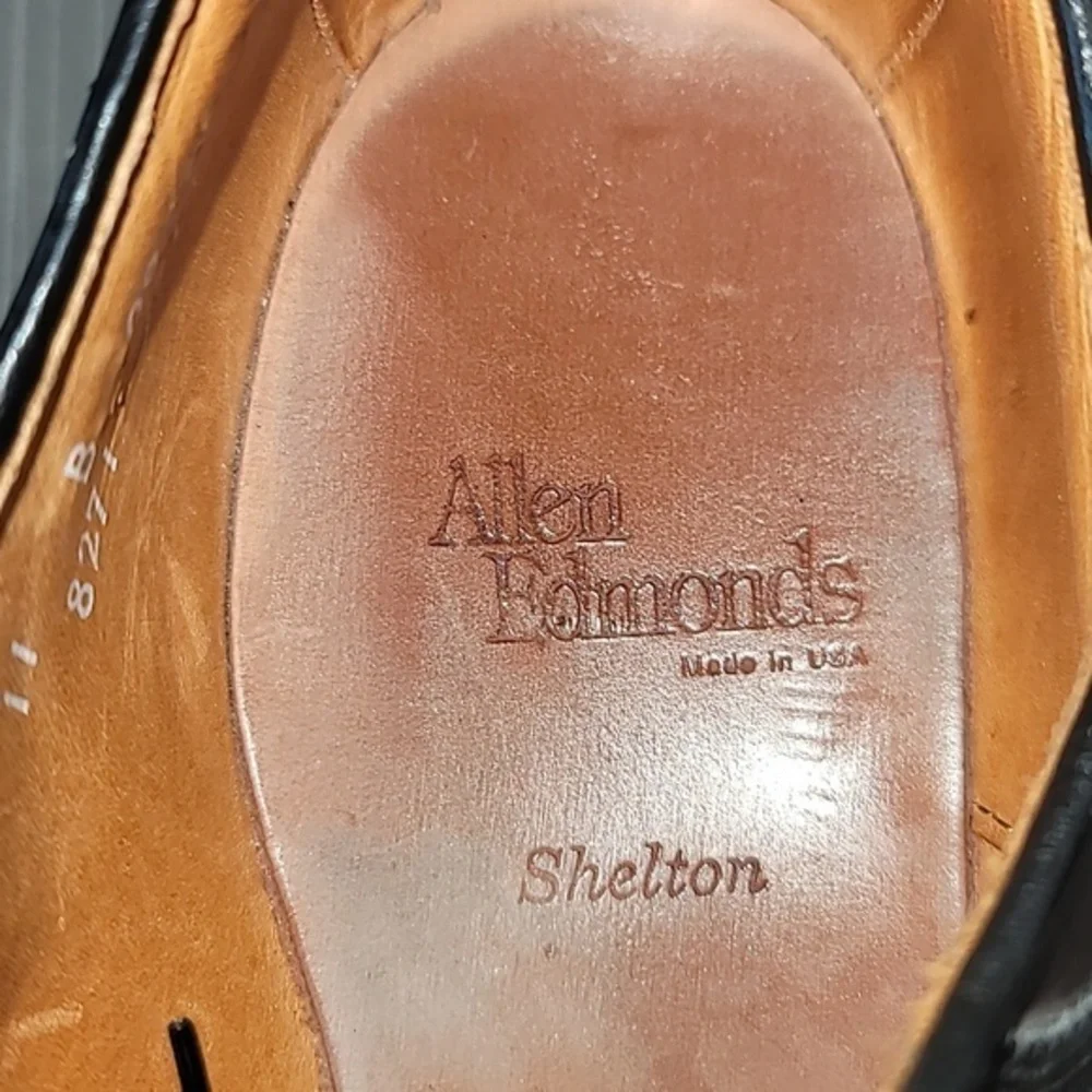 ALLEN EDMONDS 'Sheldon's 2‎ Toned Leather Oxford Men's 11B Great Condition